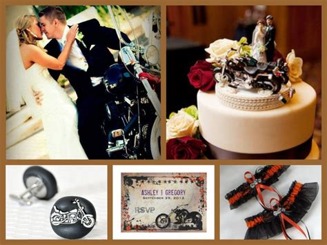 Motorcycle Wedding Theme Motorcycle Wedding Wedding Themes Wedding