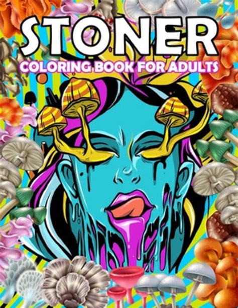 30 Page Funny Coloring Book For Adults And Stoners Download Now Etsy