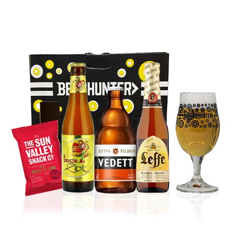 Belgian Beer T Set With Branded Glass 3 Pack