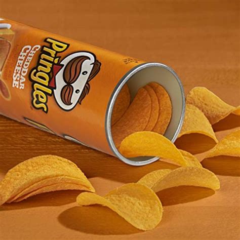Pringles Potato Crisps Chips Cheddar Cheese Flavored Single