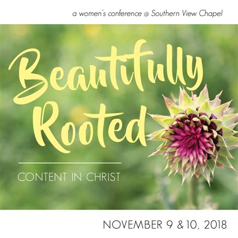 Beautifully Rooted 2018 Think On These Things
