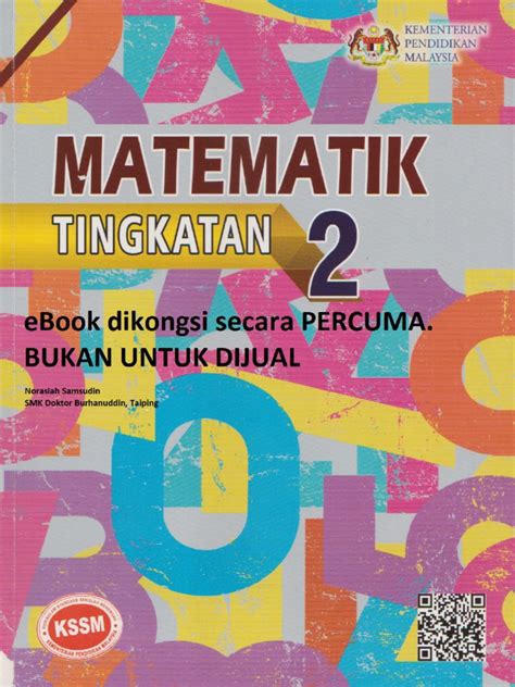 Share & embed bahasa melayu tingkatan 2. BUKU TEKS KSSM TINGKATAN 2 MATEMATIK (VERSI BAHASA MELAYU).pdf