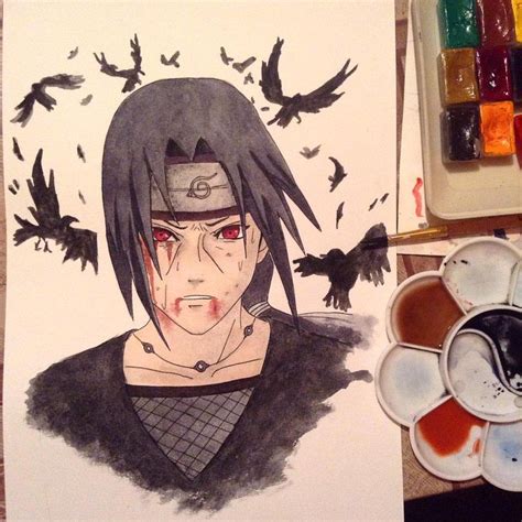 Itachi Naruto Painting Ideas