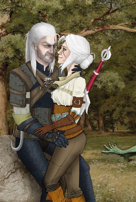 Artstation The Witcher 3 Ciri And Geralt