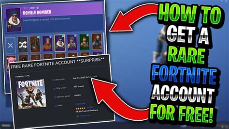 Rare Fortnite Account Generator With Skins Bdawise