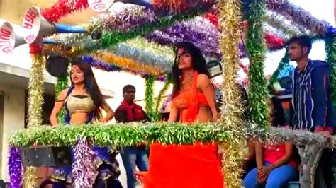 माही और मनीषा 52 Gaj Ka Daman Pair Mahi And Manisha Recording Dance Stage Show Youtube