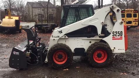 Bobcat S250 Wsnow Blower Stock 2471 Youtube