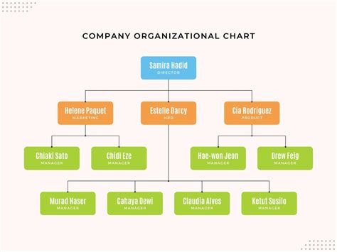 Org Chart Templates To Showcase The Internal Structur