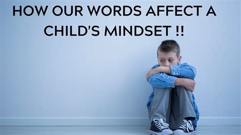 हमारे शब्द एवं बच्चों के मन का विकास How Our Words Affect Childs