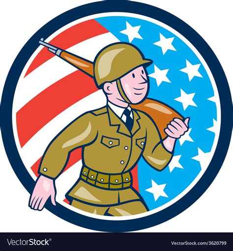 Ww1 American Soldier Cartoon
