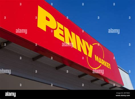 Penny Market Sign On Store Building Czech Republic Stock Photo Alamy