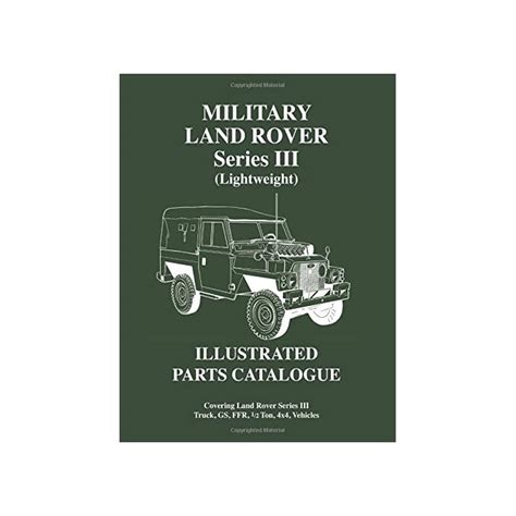Buy Military Land Rover Series 3 Lightweight Parts Catalogue