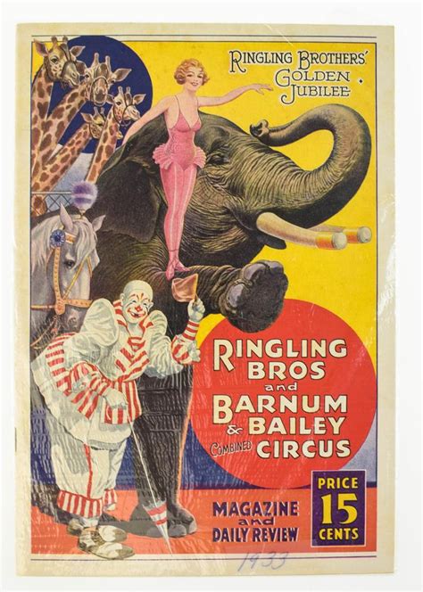 Sold Price 10pcs Collectible Circus Ephemera Antique Ringling Bros And Barnum And Bailey Circus