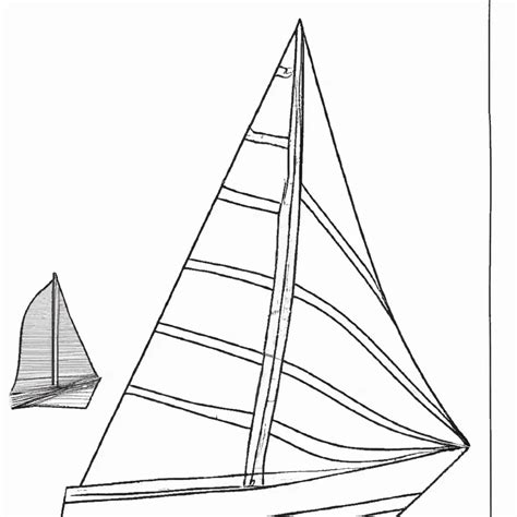 Desenhos De Barcos A Vela Para Regatas Para Imprimir E Colorir