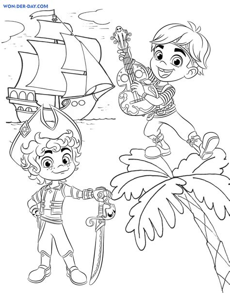 Santiago Of The Seas Printable Coloring Pages