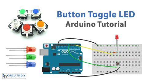 Button Toggle Led Arduino Tutorial Off