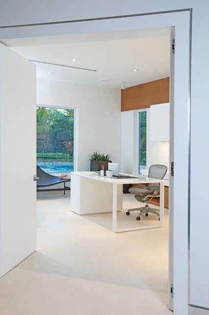Miami Interior Design Detailed Minimalism Modern Home Office