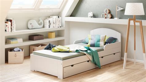 Homcom divano letto con vano contenitore e design moderno in tessuto grigio. Letto Singolo per Bambini Billy S - 160x70, 160x80, 180x80 ...