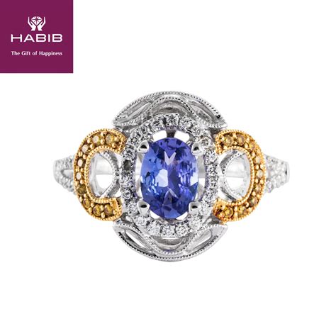 .prices, goenka diamond and jewels ltd. Diana Tanzanite Diamond Ring | HABIB Jewels