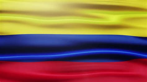 Colombia Flag Moving Footage Hd Youtube