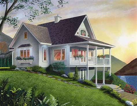 House Plans For A Sloped Lot Dfd House Plans Blog