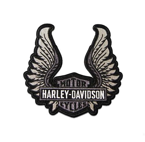 Harley Davidson Patch Winged Bar And Shield At Thunderbike Shop
