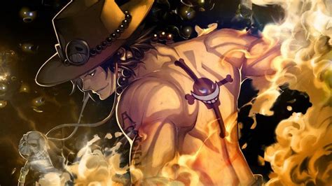 Wallpaper K One Piece Para Pc Ace Portgas Wallpapercave Luffy