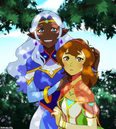 Two Princesses Pidgekatie Holt And Princess Allura From Voltron Legendary Defender Voltron