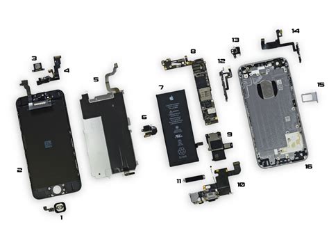Iphone 6s schematic clue leaking in new sip architecture redmond pie. iPhone 6 Parts Diagram