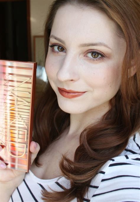 Urban Decay Naked Heat Palette Makeup Look For Fair Skin Glamorable