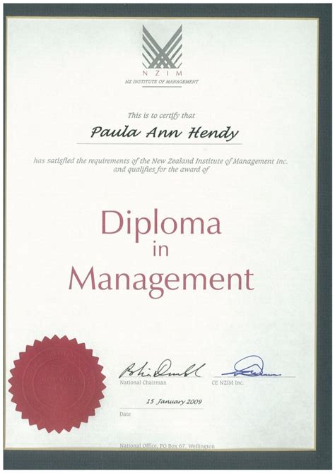 Diploma In Management