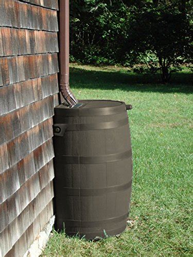 Rts Home Accents 50 Gallon Rain Water Collection Barrel With Brass