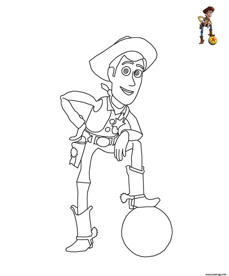 Coloriage Sherif Woody Toy Story Disney Dessin Disney Walt Imprimer