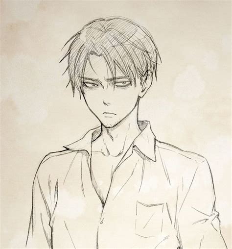 Levi Ackerman Anime Sketch Sketches Anime Character Drawing