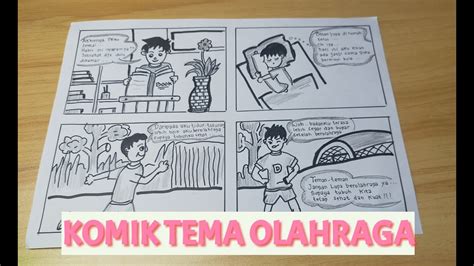 Cara Membuat Komik Tema Olahraga Kelas 5 Tema 1 Komik Tema Olahraga