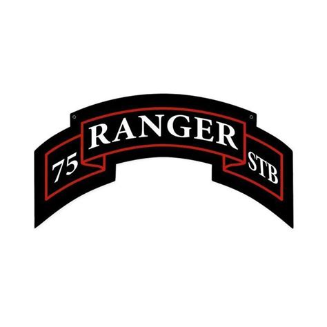 75th Ranger Stb Scroll Sign 75th Ranger Regiment Us Army Rangers