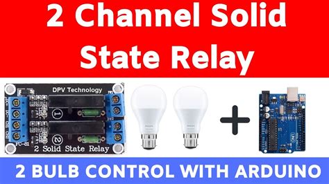 Two Channel Solid State Relay With Arduino YouTube