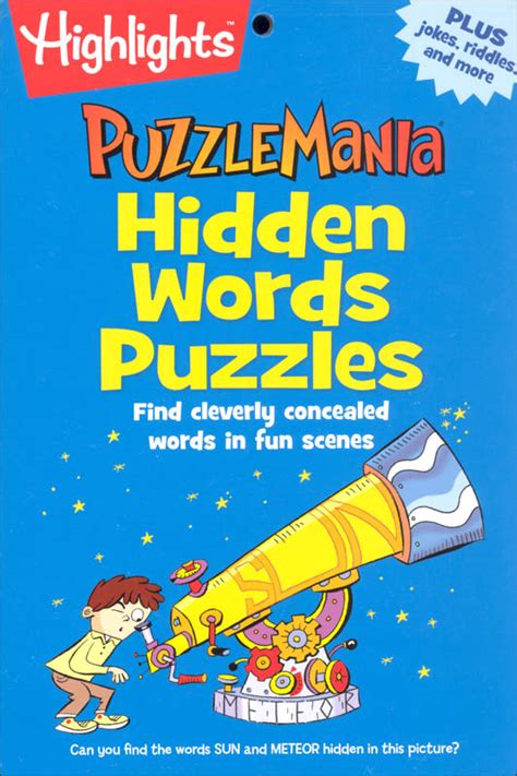 These hidden picture games are a great way to introduce or review key vocabulary. Puzzlemania: Hidden Words Puzzles | Highlights for Children | 9781629798332