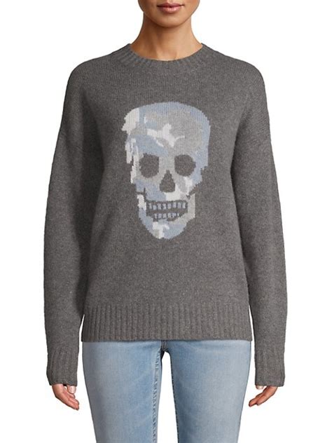 360 Cashmere Skull Cashmere Sweater On Sale Saks Off 5th