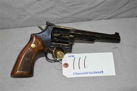 Taurus Model 96 22 Lr Cal 6 Shot Revolver W 152 Mm Bbl Blued Finish Few Slight Marks Cylinder