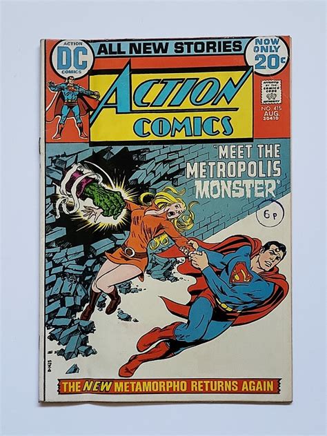 Action Comics 415 Aug 1972 — Blue Powder Magazines