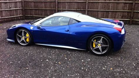 Ferrari 458 Italia Blue And Chrome Youtube