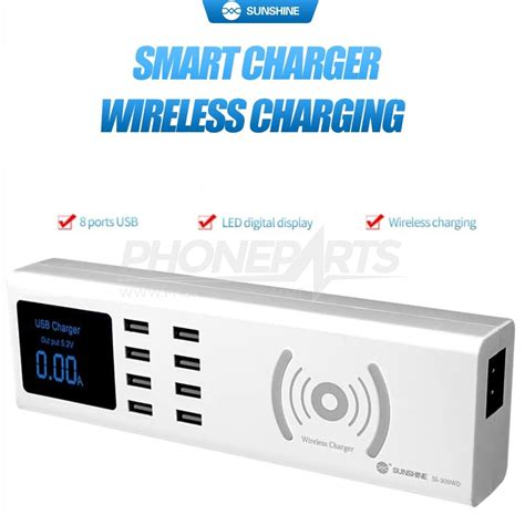 Smart Multi Port Usb Wireless Charging Sunshine Ss 309wd Phoneparts