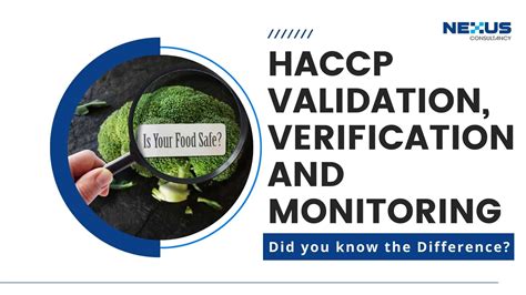 Haccp Validation Verification And Monitoring Did You Know The Difference