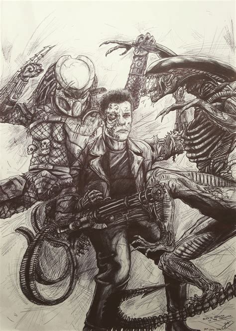 Download Aliens Vs Predator Vs Terminator Comic Qosanitro