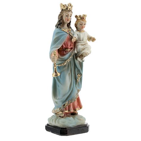 María Auxiliadora Niño Estatua Resina 12 Cm Venta Online En Holyart