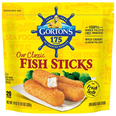 Save On Gortons Breaded Fish Sticks 20 Ct Frozen Order Online