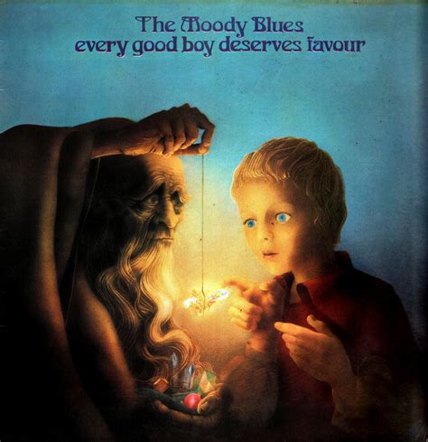 Every Good Boy Deserves Favour by The Moody Blues - Fonts In Use