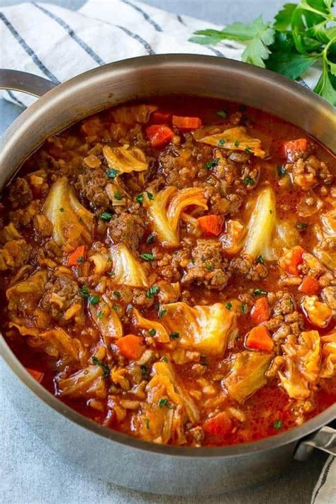 Cabbage Roll Soup Daily Recipes