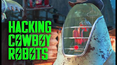 Fallout 4 Using Robotics Expert On Cowboy Robots Nuka World Dlc